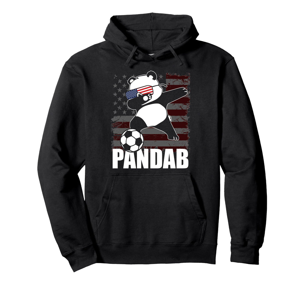 Funny Dab Dabbing Soccer Panda And Hoodie - Custom Art Print Unisex - T-Shirt, Sweatshirt, Hoodie