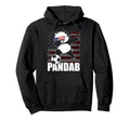 Funny Dab Dabbing Soccer Panda And Hoodie - Custom Art Print Unisex - T-Shirt, Sweatshirt, Hoodie