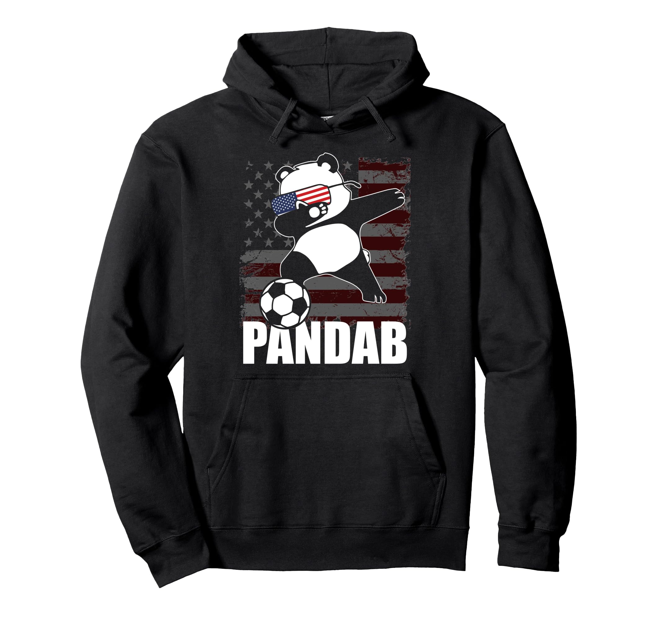 Funny Dab Dabbing Soccer Panda And Hoodie - Custom Art Print Unisex - T-Shirt, Sweatshirt, Hoodie
