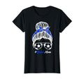 Soccer Mom Messy Bun Hair Soccer T-Shirt - Minimalist Print Unisex - T-Shirt, Sweatshirt, Hoodie