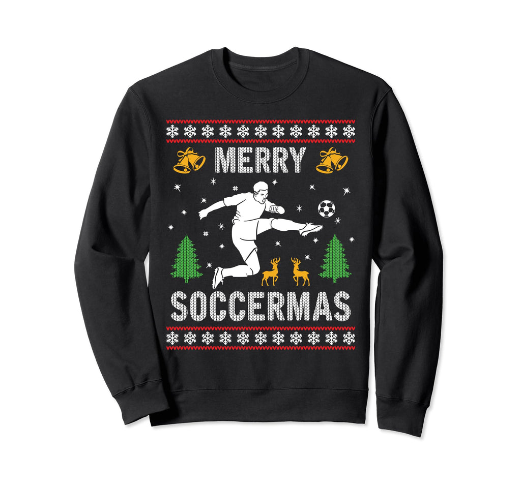 Merry Soccermas Ugly Football Sweatshirt - Streetwear Style Men Women - T-Shirt, Sweatshirt, Hoodie