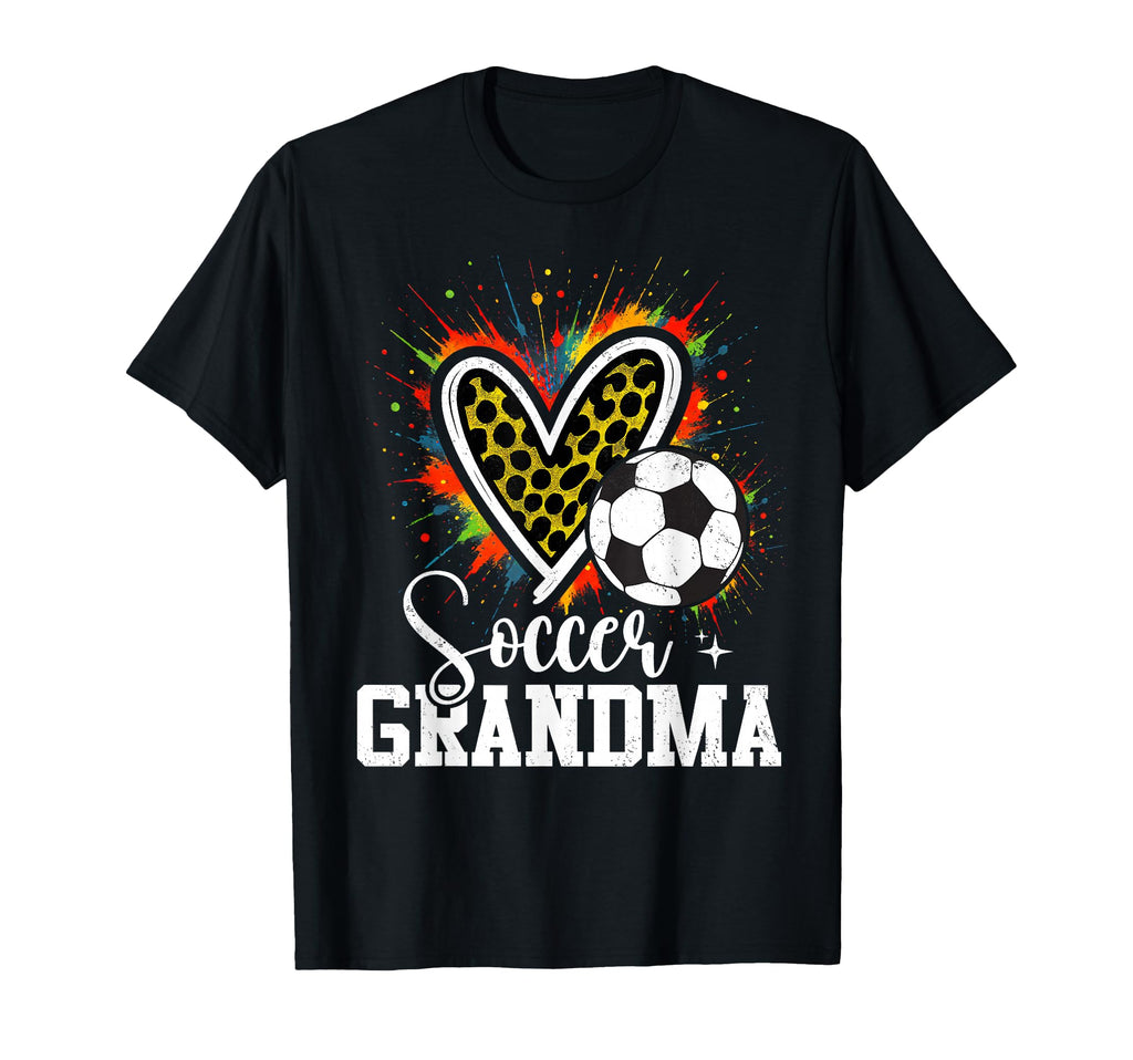 My Favorite Soccer Ball Grandma Leopard Hoodie - Unique Graphic Unisex - T-Shirt, Sweatshirt, Hoodie