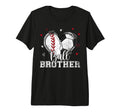 Ball Brother Baseball Soccer Heart T-Shirt - Aesthetic Graphic for Adults - T-Shirt, Sweatshirt, Hoodie