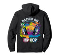 Raised Hip Hop Urban Dj Graffiti Old School Hoodie - Unique Graphic Unisex - T-Shirt, Sweatshirt, Hoodie