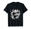 Panda Playing Soccer Sports Team Animal T-Shirt - Graphic Print Unisex - T-Shirt, Sweatshirt, Hoodie
