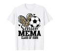 Senior Mema Class 2026 Soccer Leopard T-Shirt - Unique Graphic for Adults - T-Shirt, Sweatshirt, Hoodie