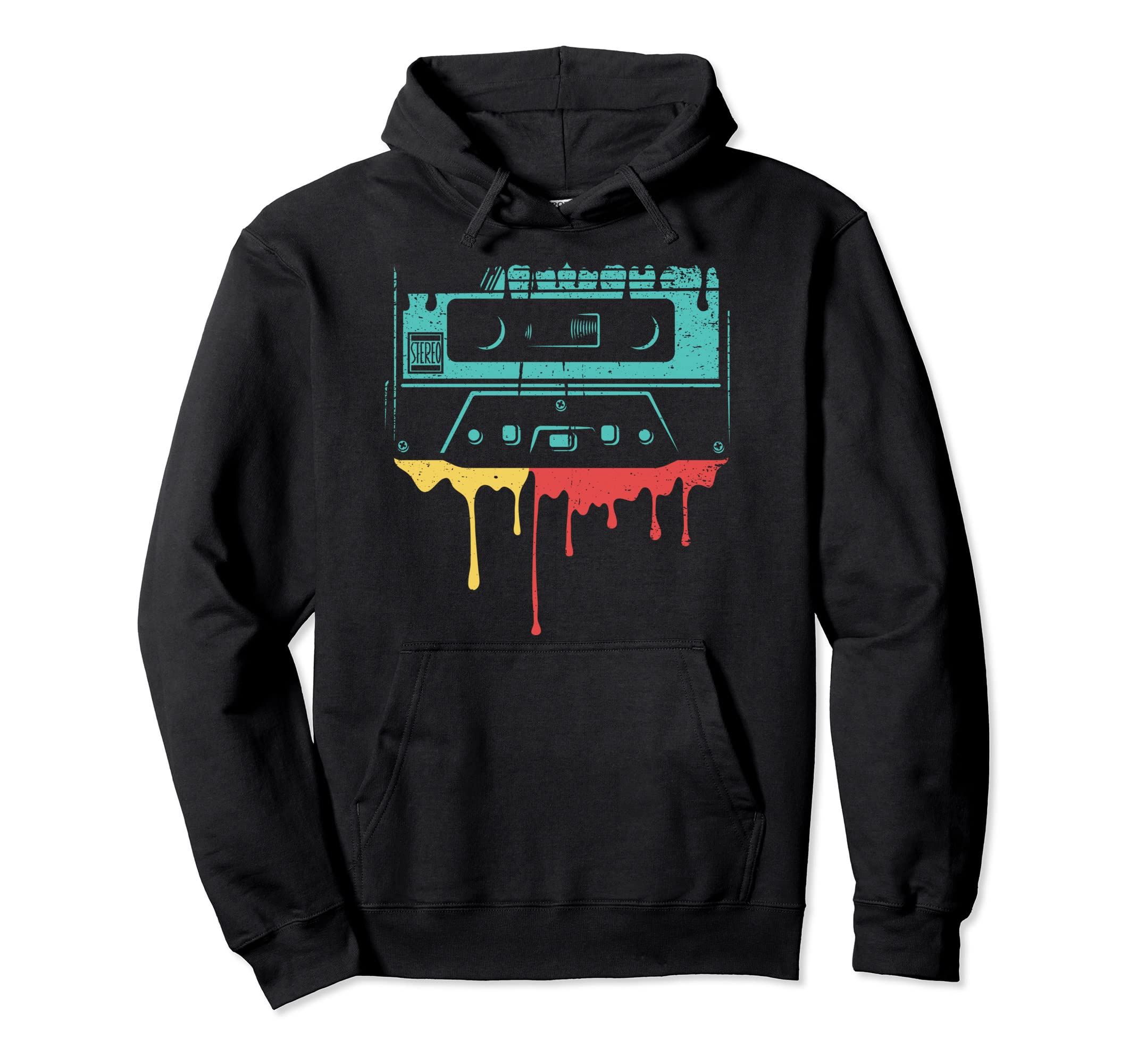 Cassette Music Rap Hip Hop Tape Made 90S Hoodie - Graphic Print Men Women - T-Shirt, Sweatshirt, Hoodie