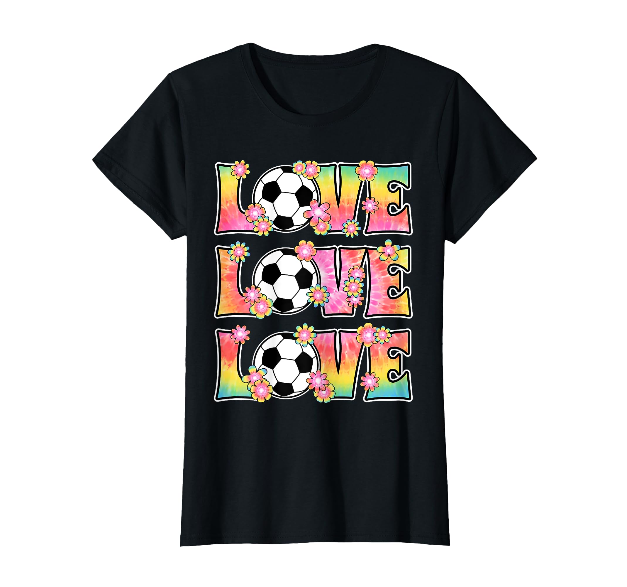 Love Soccer Lover Hippie 60S 70S Outfit T-Shirt - Streetwear Style Unisex - T-Shirt, Sweatshirt, Hoodie