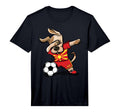 Dabbing Dog Macedonia Soccer Fans T-Shirt - Custom Art Print Men Women - T-Shirt, Sweatshirt, Hoodie