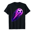 Retrowave Soccer Ball Futuristic T-Shirt - Casual Everyday Wear Unisex - T-Shirt, Sweatshirt, Hoodie