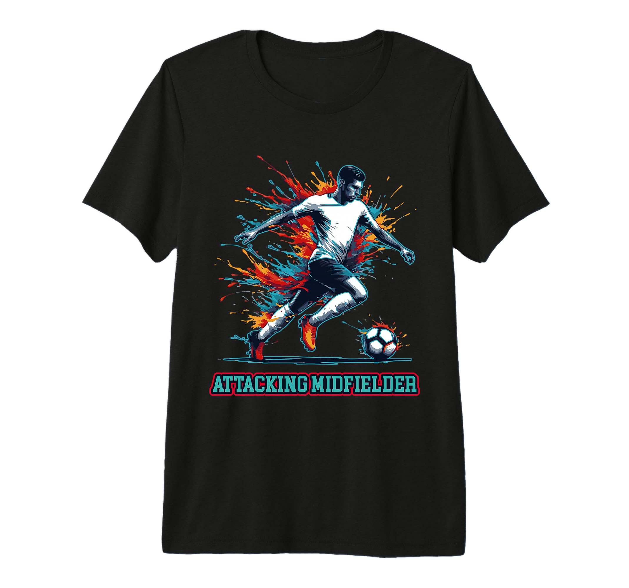 Soccer Attacking Midfielder Fullback T-Shirt - Minimalist Print Unisex - T-Shirt, Sweatshirt, Hoodie