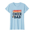Loudest Cheer My Dad Is Best Soccer T-Shirt - Unique Graphic for Adults - T-Shirt, Sweatshirt, Hoodie