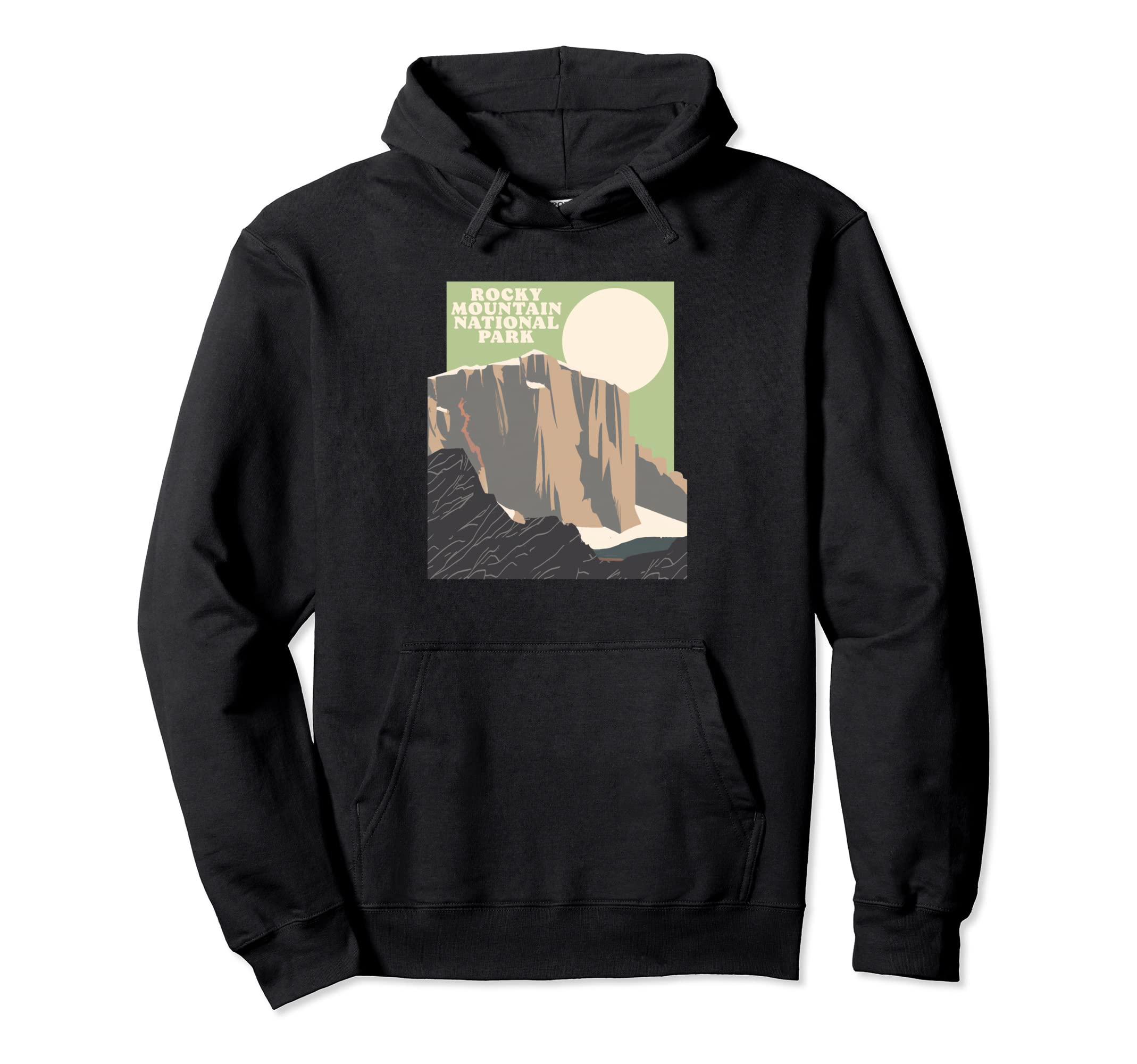 Rocky Mountain National Park Peak Estes Hoodie - Novelty Apparel Unisex - T-Shirt, Sweatshirt, Hoodie