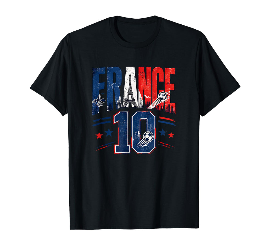 France Football 10 Soccer Lovers T-Shirt - Streetwear Style for Adults - T-Shirt, Sweatshirt, Hoodie