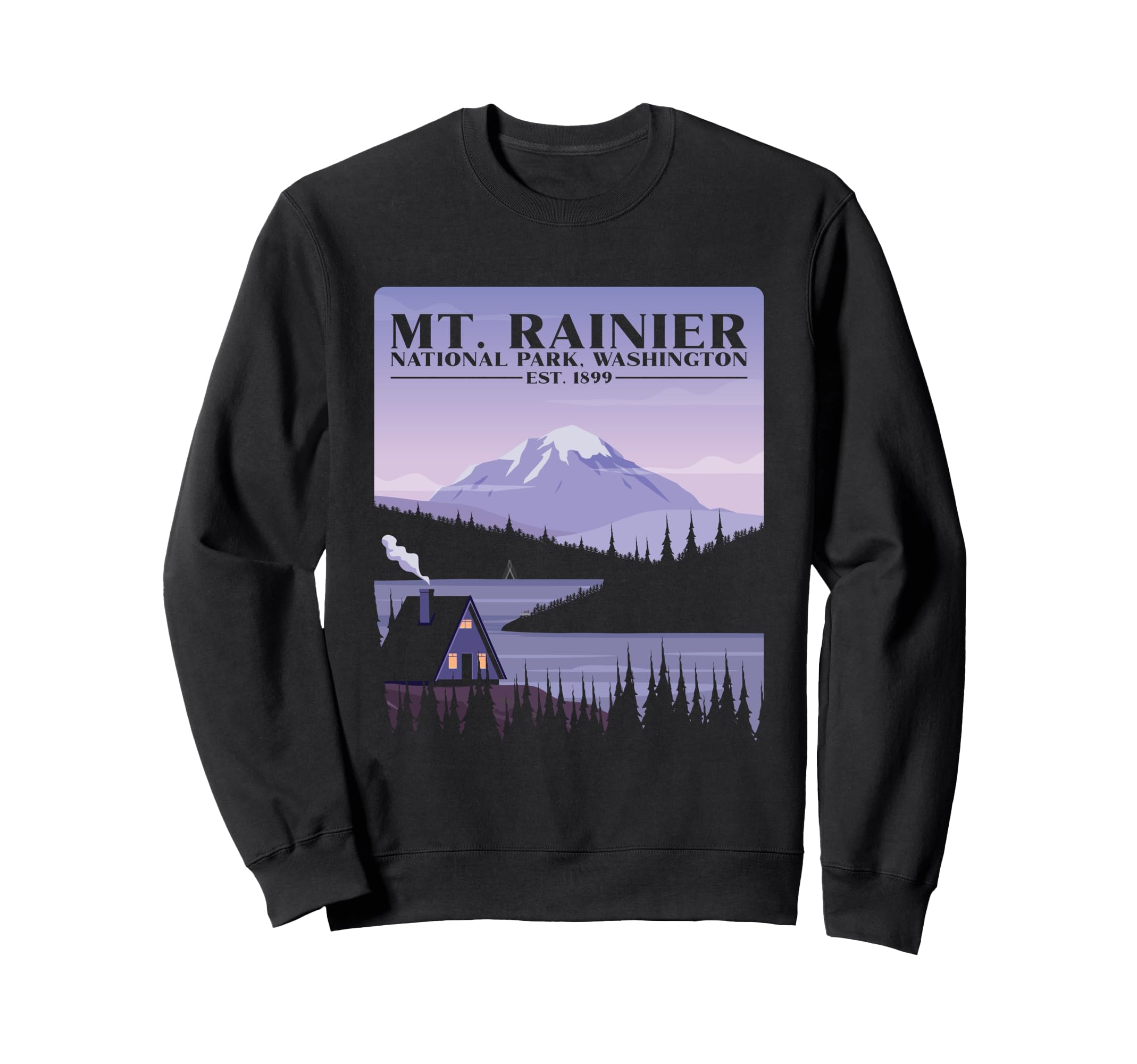 Mt Rainier National Park Washington Sweatshirt - Novelty Apparel Men Women - T-Shirt, Sweatshirt, Hoodie