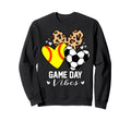 Game Day Vibes Funny Soccer Sweatshirt - Novelty Apparel for Adults - T-Shirt, Sweatshirt, Hoodie