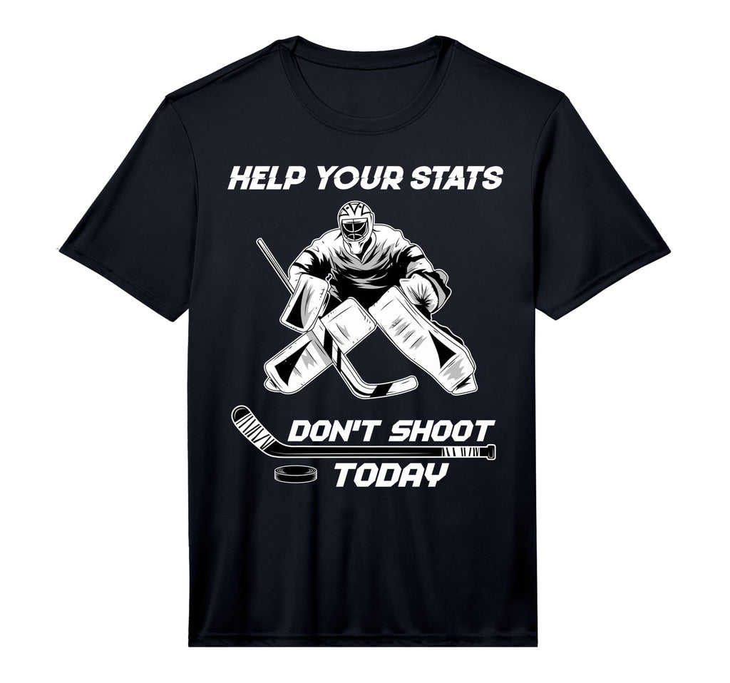 Mens Ice Hockey Goalkeeper Ice Hockey T-Shirt - Trendy Graphic for Adults - T-Shirt, Sweatshirt, Hoodie