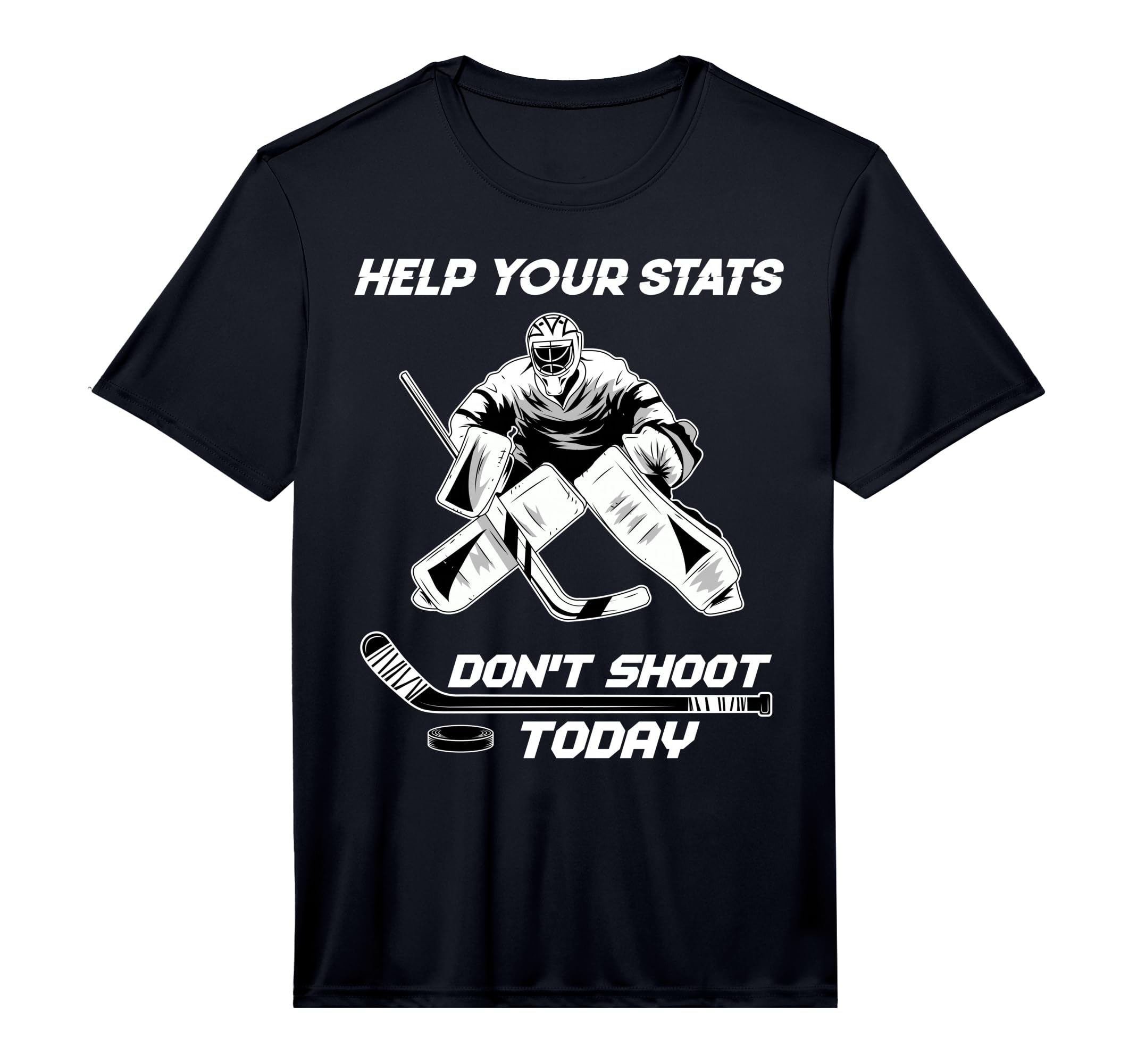 Mens Ice Hockey Goalkeeper Ice Hockey T-Shirt - Trendy Graphic for Adults - T-Shirt, Sweatshirt, Hoodie