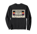 Maria First Name Cassette Tape Sweatshirt - Novelty Apparel for Adults - T-Shirt, Sweatshirt, Hoodie