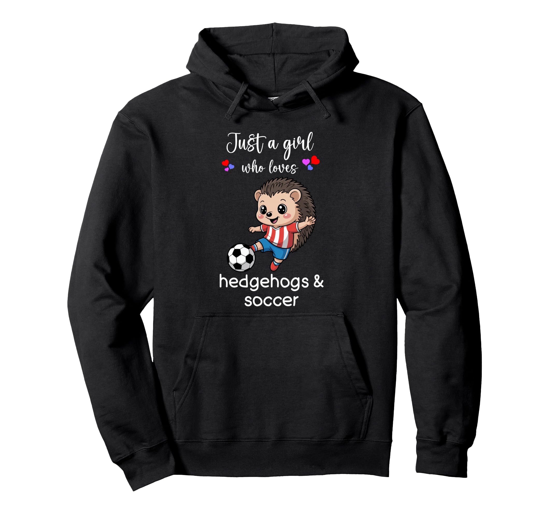 Hedgehog Soccer Hedgehog Soccer Hoodie - Custom Art Print Men Women - T-Shirt, Sweatshirt, Hoodie