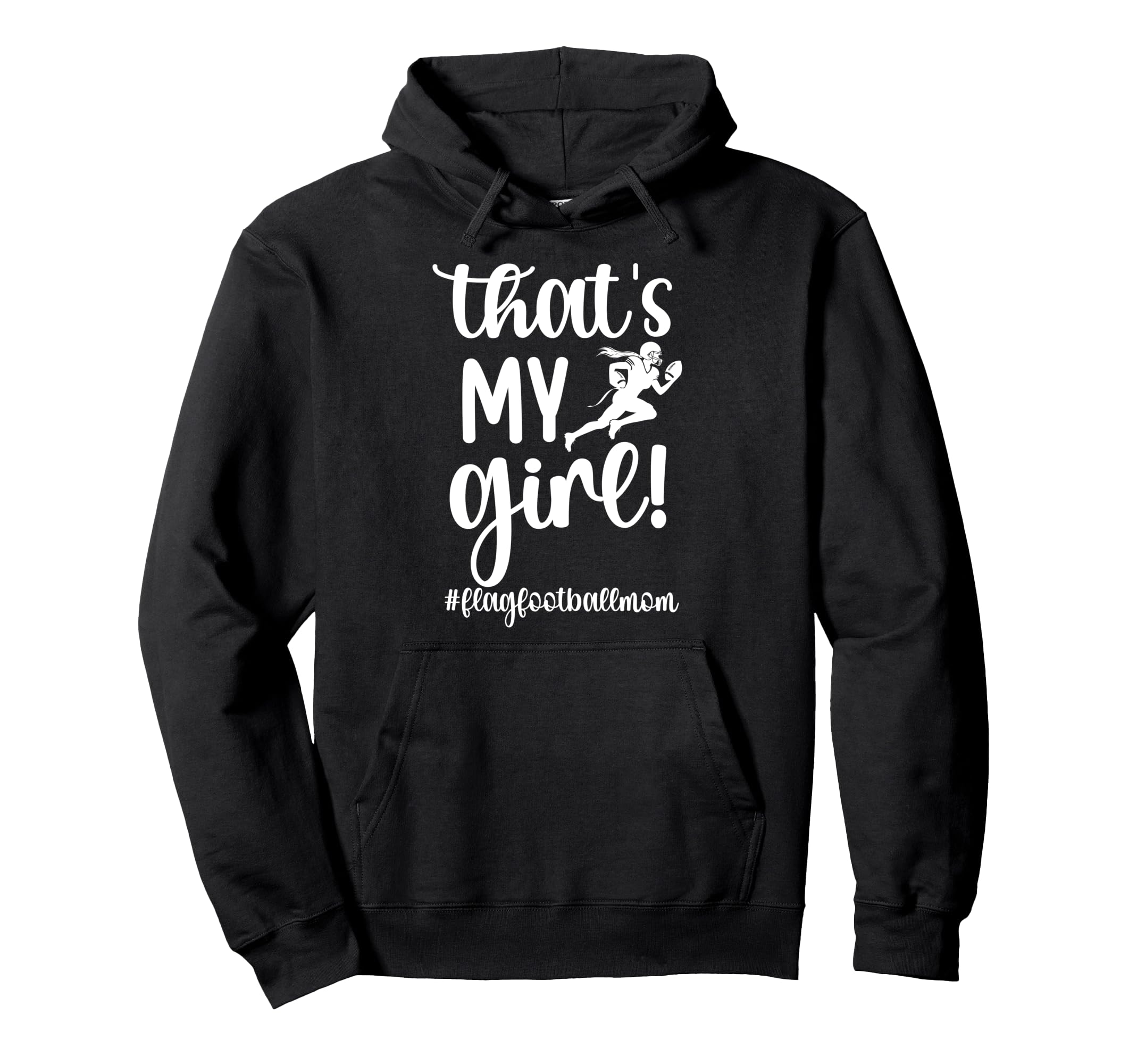 Proud Flag Football Mom Flag Football Hoodie - Trendy Graphic Men Women - T-Shirt, Sweatshirt, Hoodie