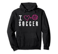 I Love Soccer Hoodie - Trendy Graphic Men Women - T-Shirt, Sweatshirt, Hoodie