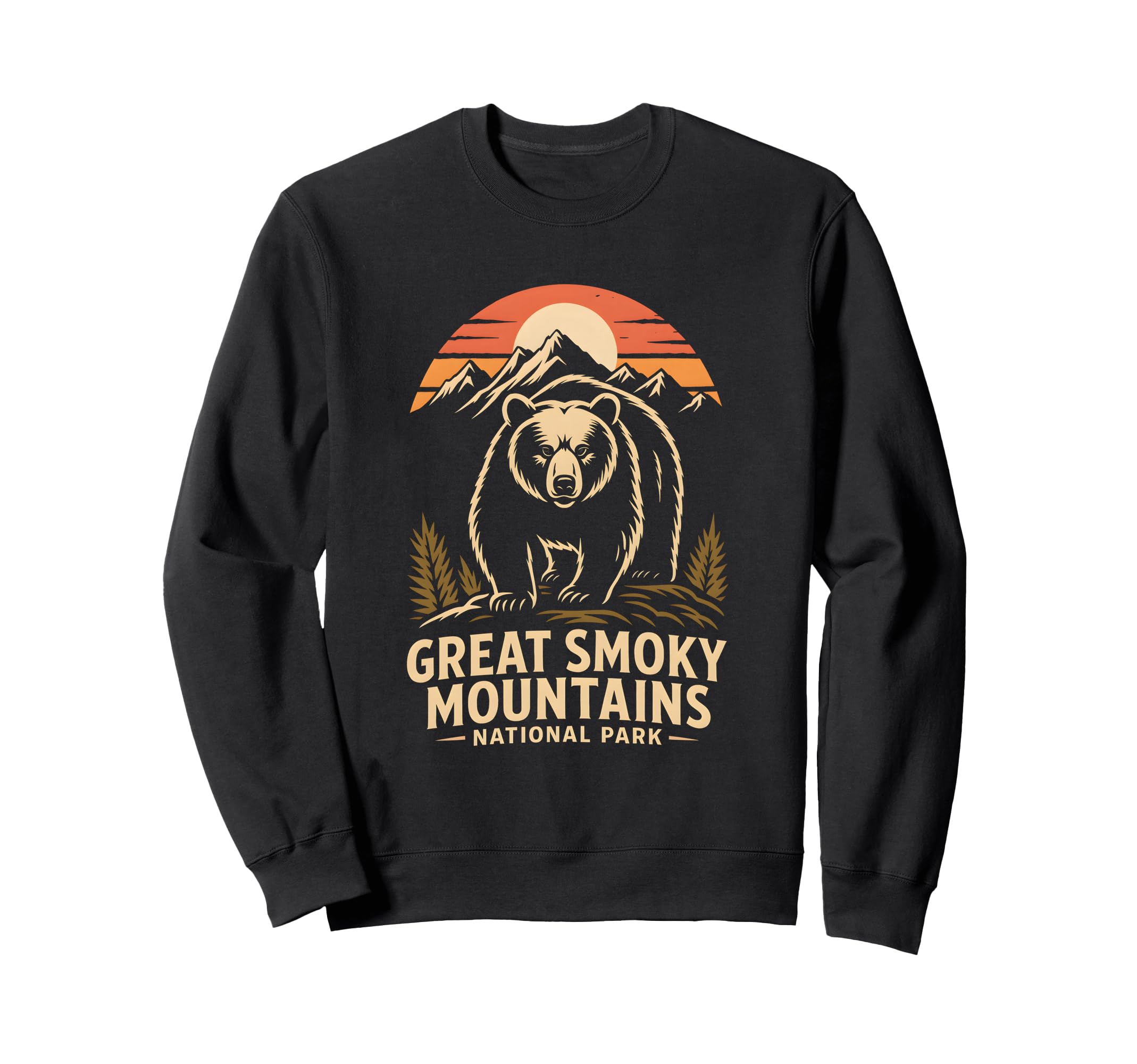 Great Smoky Mountains National Sweatshirt - Aesthetic Graphic for Adults - T-Shirt, Sweatshirt, Hoodie