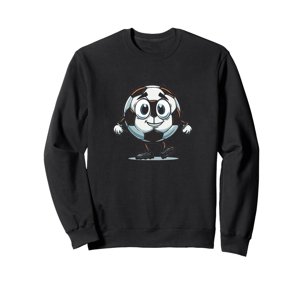 Nice Cartoon Ball Soccer And Sweatshirt - Streetwear Style for Adults - T-Shirt, Sweatshirt, Hoodie