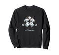 Nice Cartoon Ball Soccer And Sweatshirt - Streetwear Style for Adults - T-Shirt, Sweatshirt, Hoodie