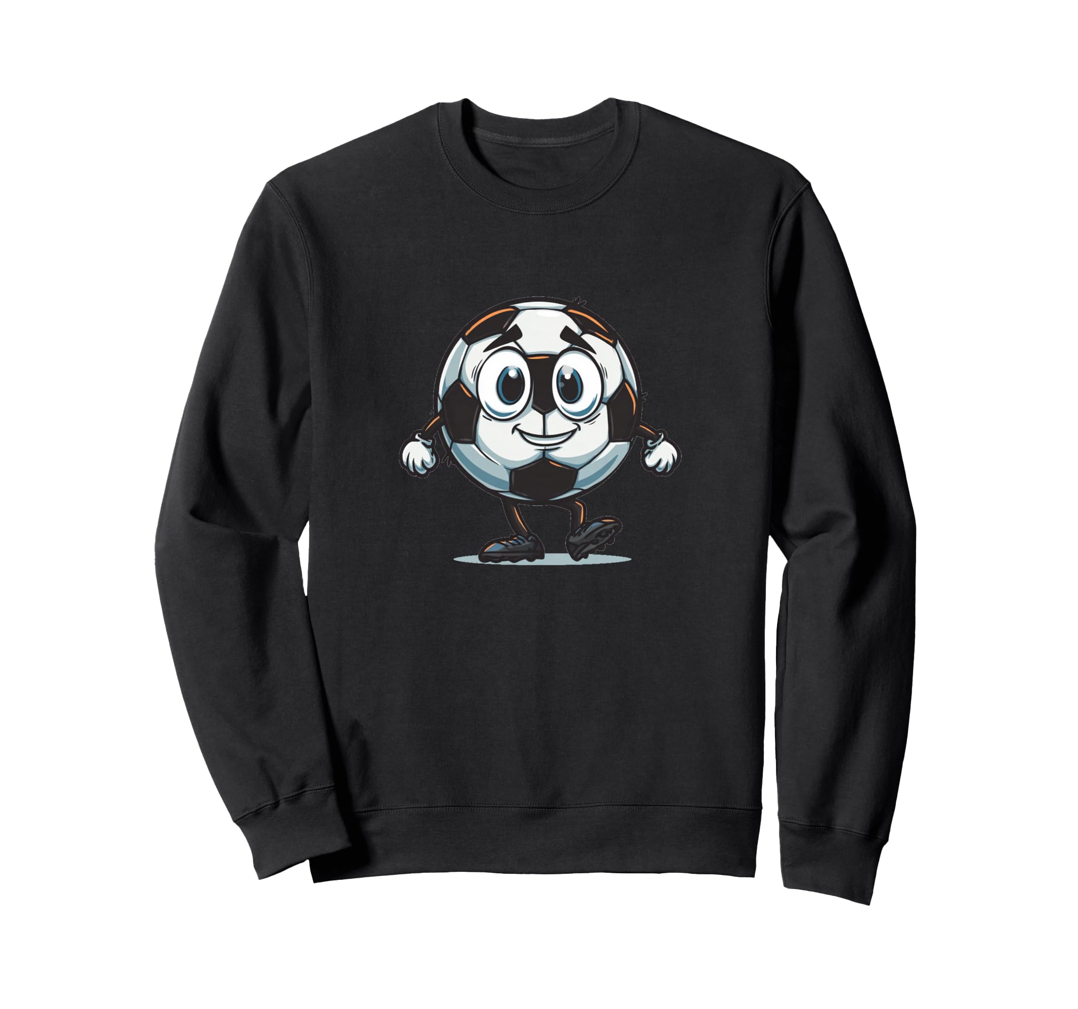 Nice Cartoon Ball Soccer And Sweatshirt - Streetwear Style for Adults - T-Shirt, Sweatshirt, Hoodie