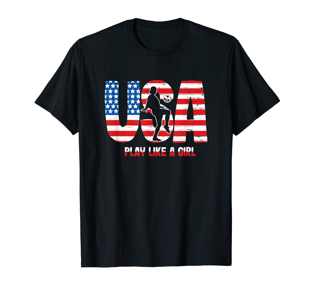 Usa Play Like Usa Flag Soccer Team T-Shirt - Streetwear Style Men Women - T-Shirt, Sweatshirt, Hoodie