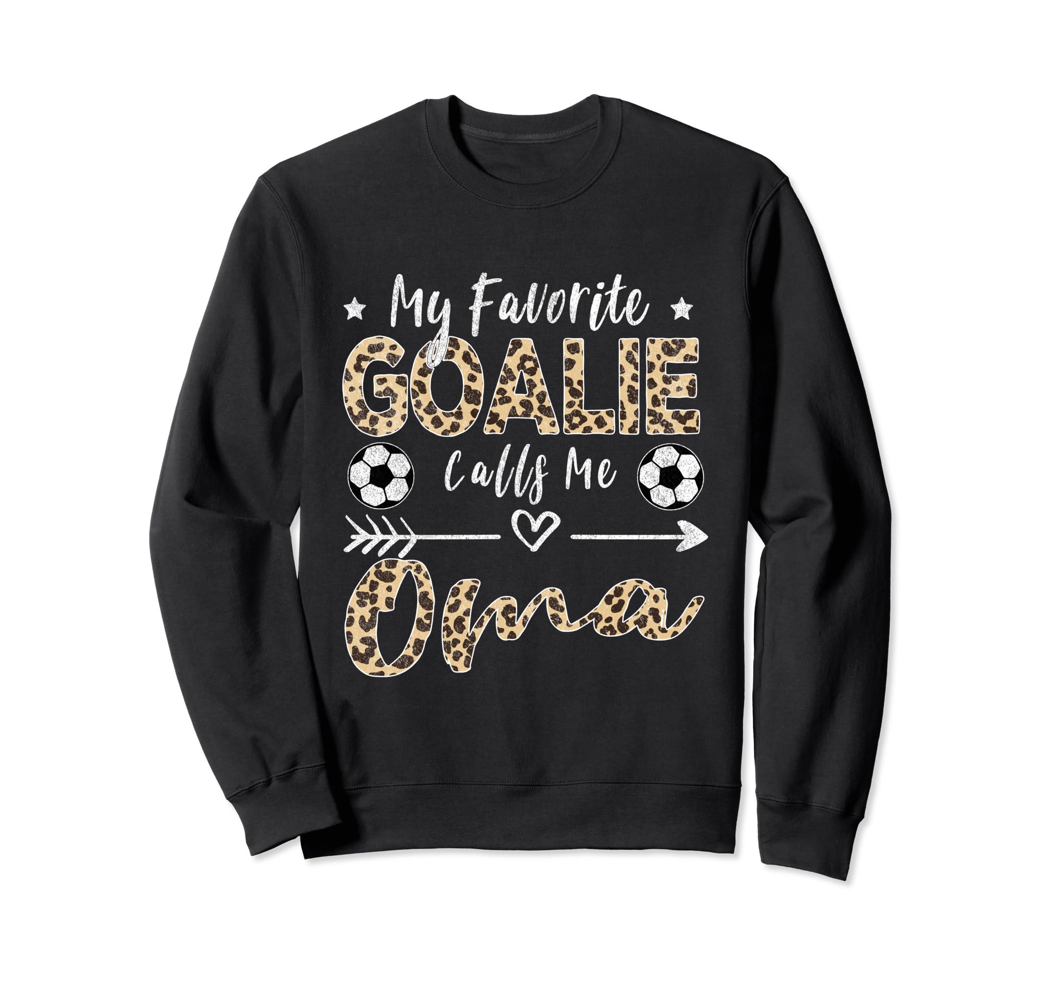 My Favorite Goalie Calls Me Oma Sweatshirt - Custom Art Print for Adults - T-Shirt, Sweatshirt, Hoodie
