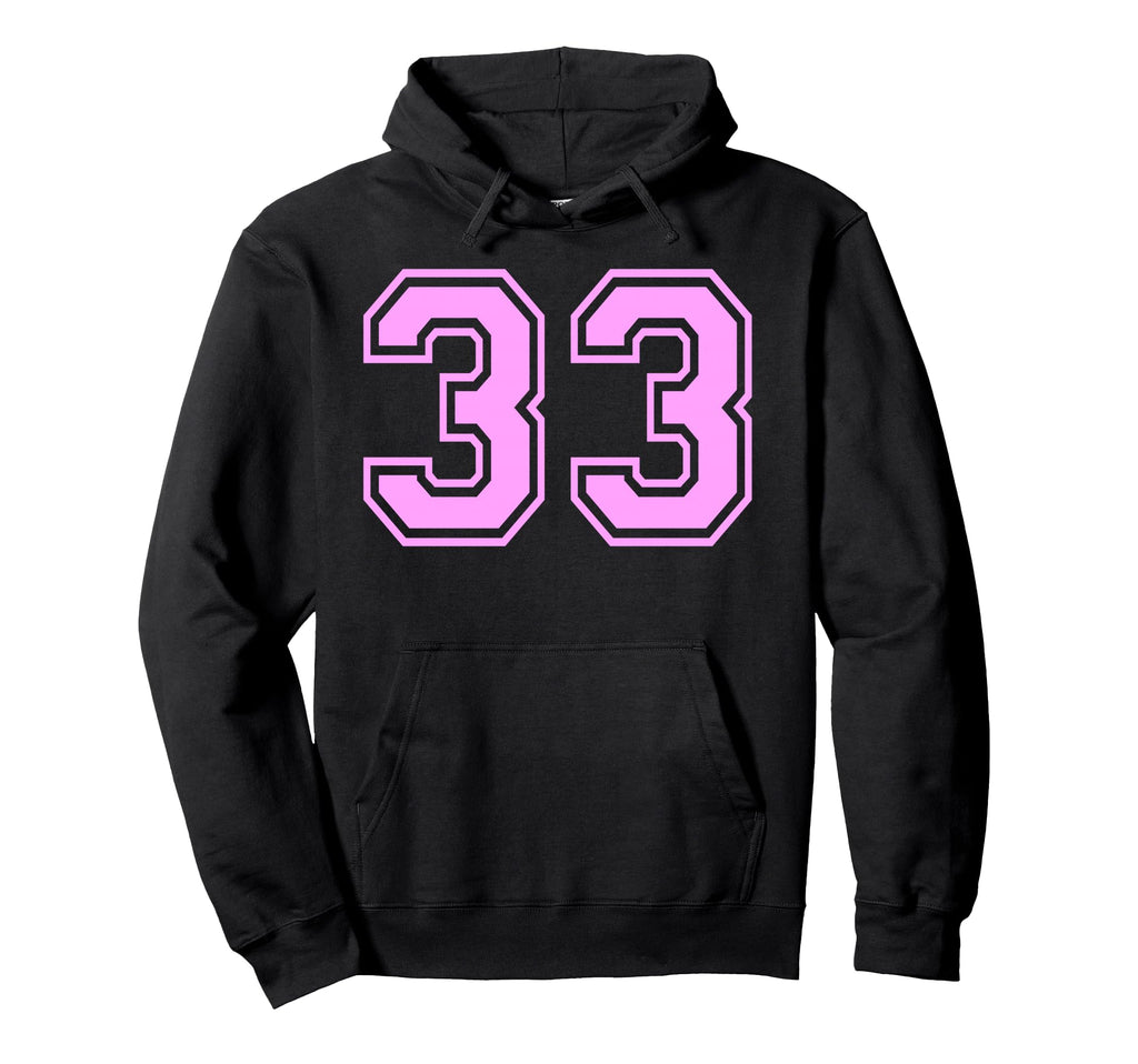 33 Number Thirty Three Sports Varsity Hoodie - Trendy Graphic Unisex - T-Shirt, Sweatshirt, Hoodie