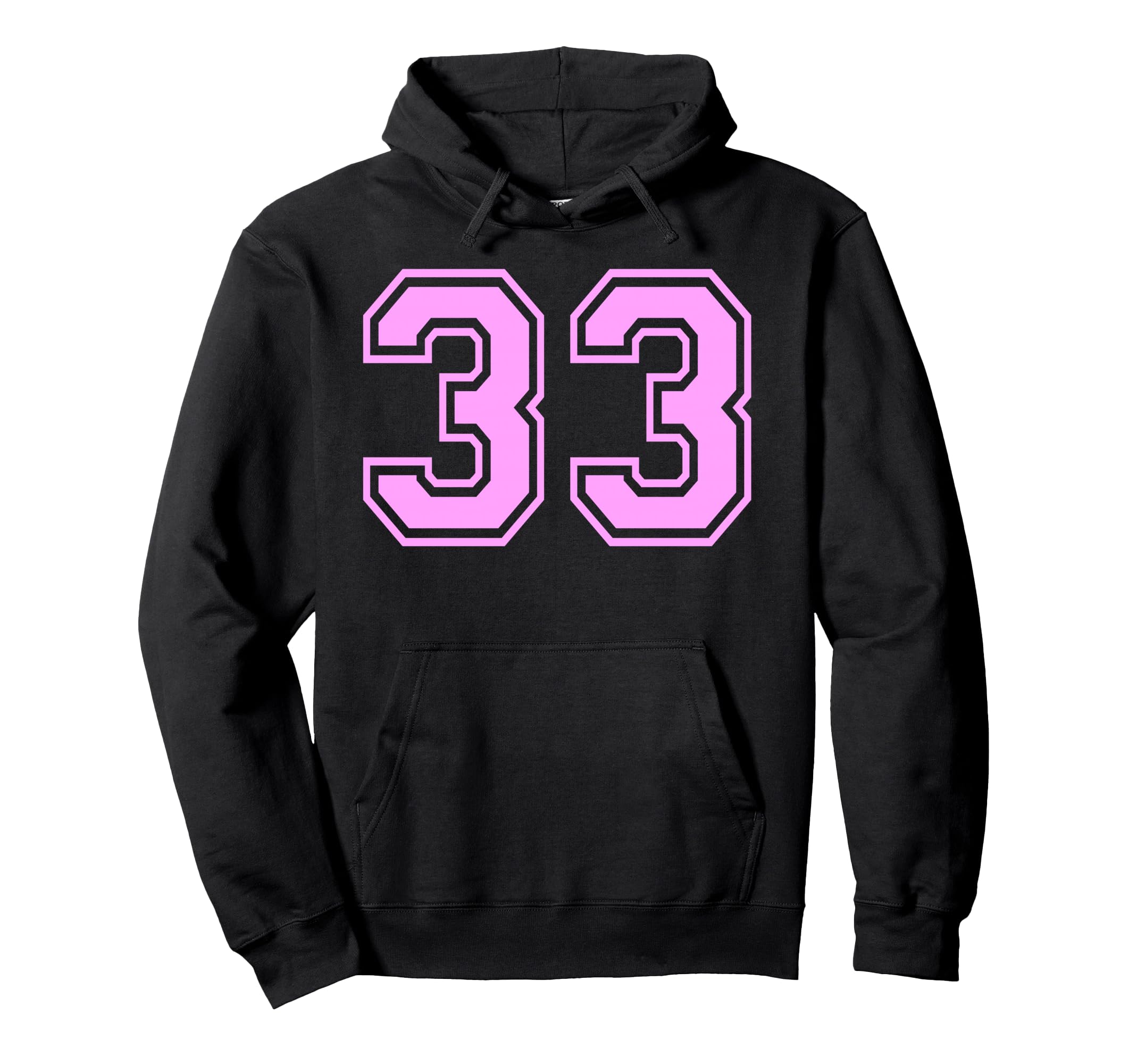 33 Number Thirty Three Sports Varsity Hoodie - Trendy Graphic Unisex - T-Shirt, Sweatshirt, Hoodie