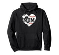 Ball Mom Soccer Football Baseball Mom Hoodie - Trendy Graphic Men Women - T-Shirt, Sweatshirt, Hoodie