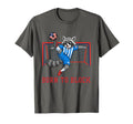 Born To Block Funny Raccoon Soccer T-Shirt - Graphic Print for Adults - T-Shirt, Sweatshirt, Hoodie