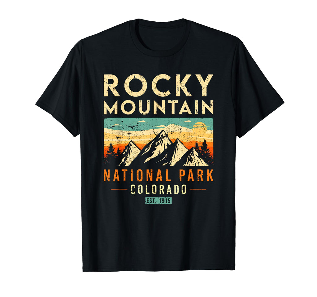 Rocky Mountain Est 1915 Colorado T-Shirt - Minimalist Print for Adults - T-Shirt, Sweatshirt, Hoodie