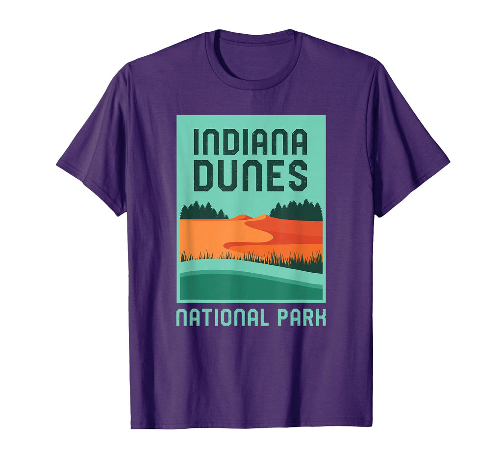 Indiana Dunes National Park Vacation T-Shirt - Minimalist Print Men Women - T-Shirt, Sweatshirt, Hoodie