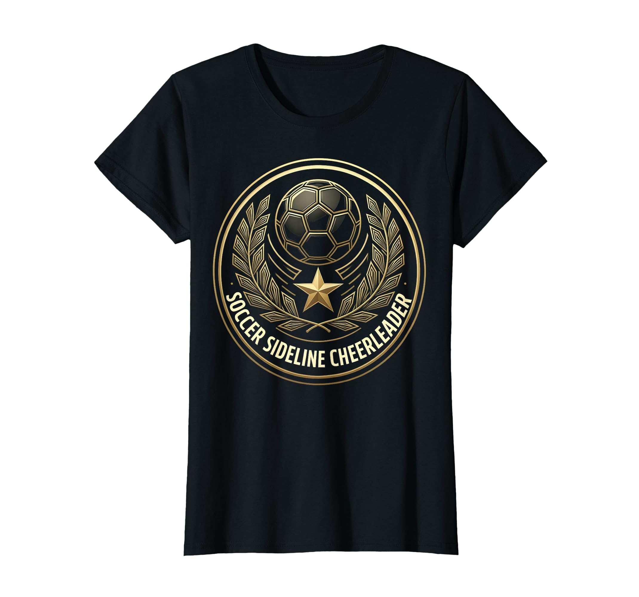 Soccer Sideline Cheerleader Mom T-Shirt - Novelty Apparel for Adults - T-Shirt, Sweatshirt, Hoodie