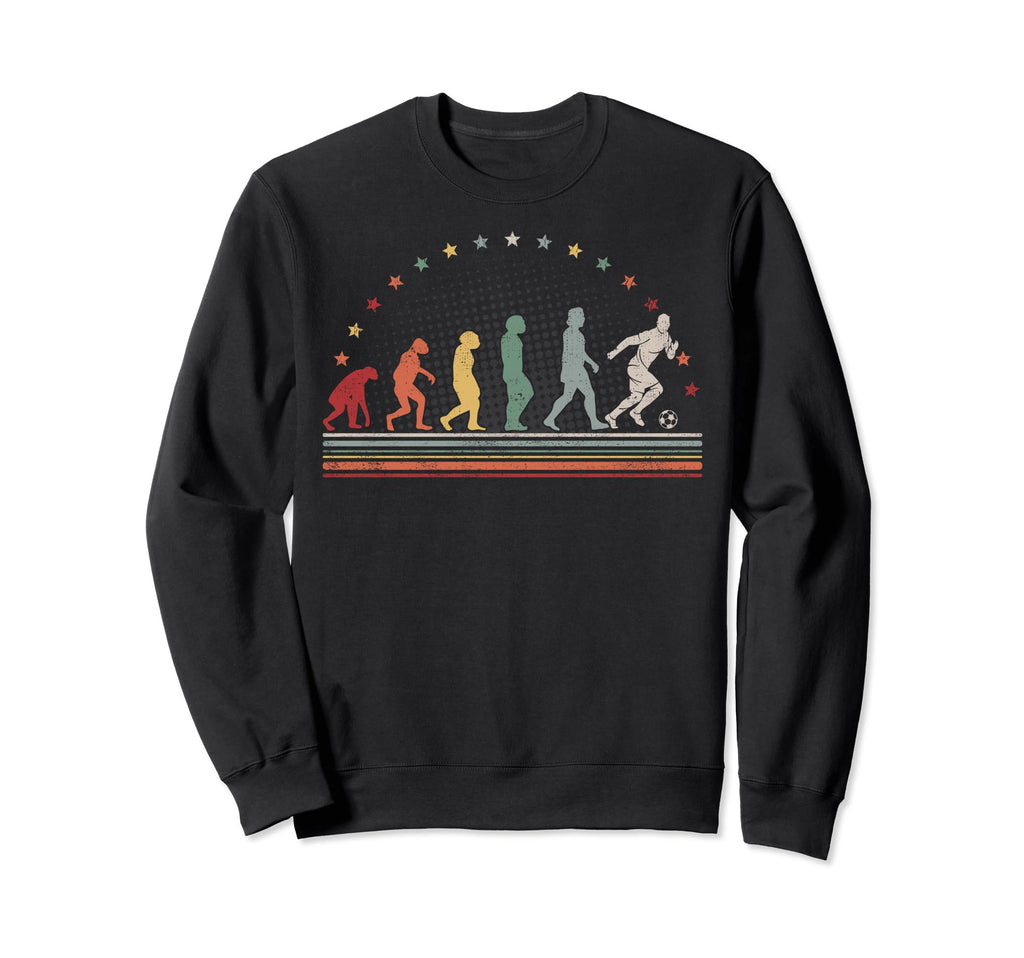 Soccer Evolution Soccer Player Sweatshirt - Aesthetic Graphic Men Women - T-Shirt, Sweatshirt, Hoodie