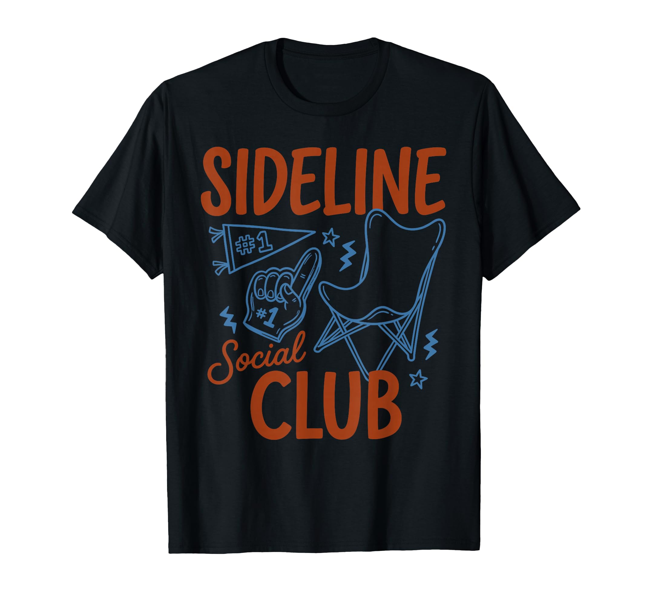 Sideline Social Club Soccer Mom Game Day T-Shirt - Trendy Graphic Unisex - T-Shirt, Sweatshirt, Hoodie