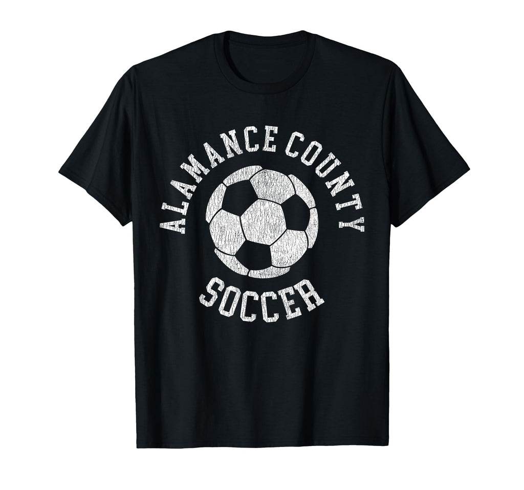 Alamance County Soccer Distressed 90S T-Shirt - Custom Art Print Unisex - T-Shirt, Sweatshirt, Hoodie