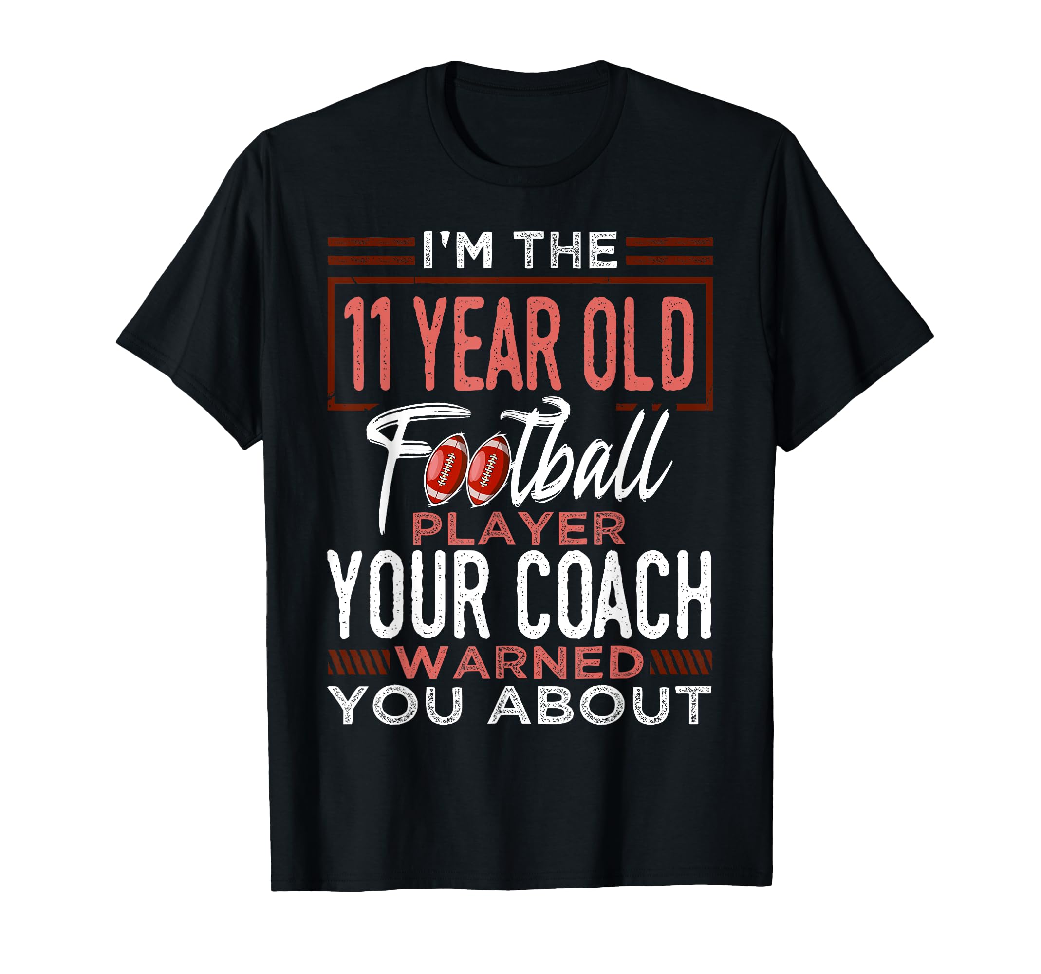 Football 11Th Birthday Party Player T-Shirt - Aesthetic Graphic Unisex - T-Shirt, Sweatshirt, Hoodie