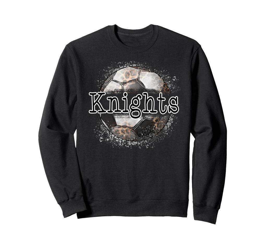 Knights Soccer Mom Game Day School Sweatshirt - Minimalist Print Unisex - T-Shirt, Sweatshirt, Hoodie