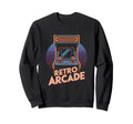 Arcade Cabinet 80S Gaming Aesthetic Sweatshirt - Unique Graphic for Adults - T-Shirt, Sweatshirt, Hoodie