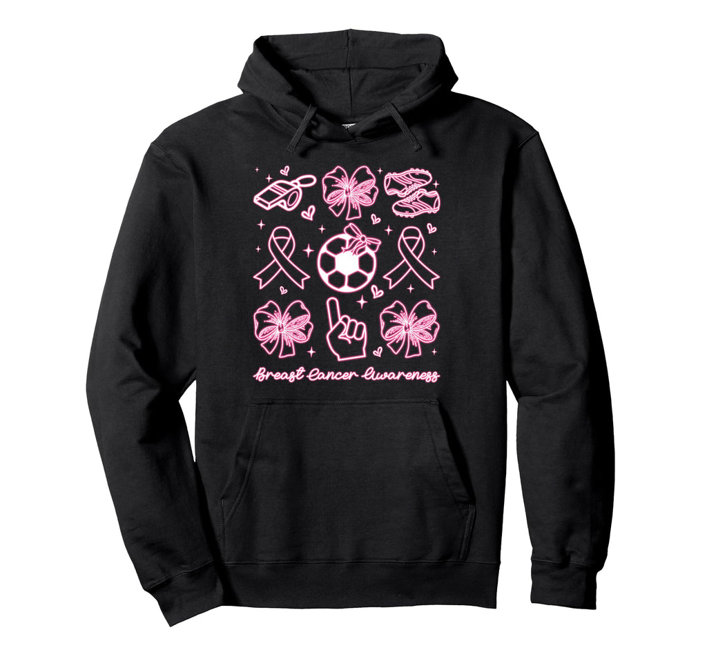 Breast Cancer Awareness Warriors Hoodie - Fun Novelty Design Men Women - T-Shirt, Sweatshirt, Hoodie