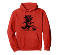 Raccoon Playing Soccer Funny Sports Hoodie - Aesthetic Graphic Men Women - T-Shirt, Sweatshirt, Hoodie