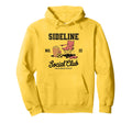Sideline Social Club Soccer Mom Game Day Hoodie - Graphic Print Unisex - T-Shirt, Sweatshirt, Hoodie