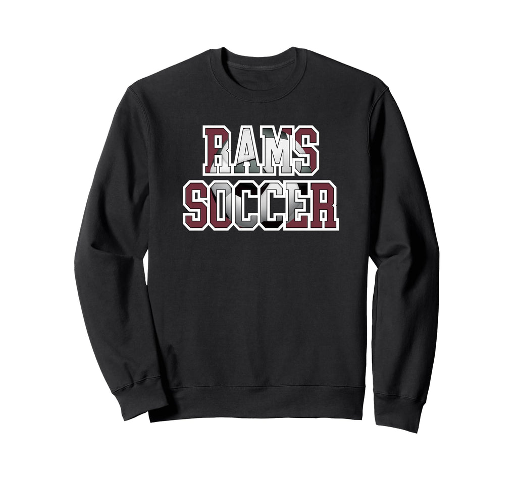 Rams Soccer Mom Game Day Mascot Sweatshirt - Unique Graphic Men Women - T-Shirt, Sweatshirt, Hoodie