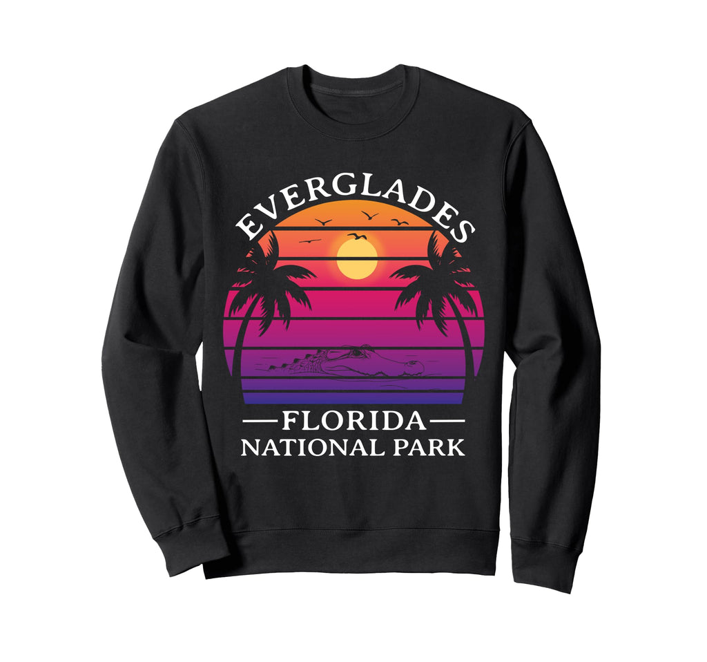 Everglades National Park Sweatshirt - Fun Novelty Design for Adults - T-Shirt, Sweatshirt, Hoodie